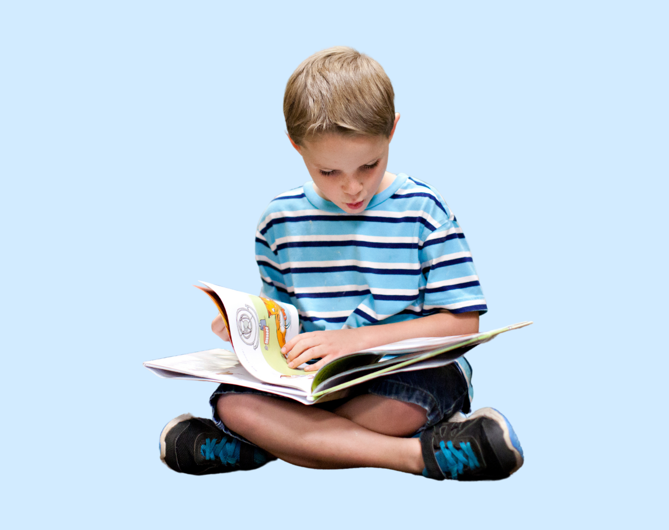 Leseförderung Kind mit Buch